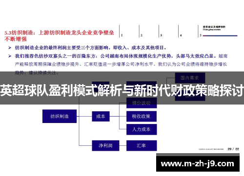 英超球队盈利模式解析与新时代财政策略探讨